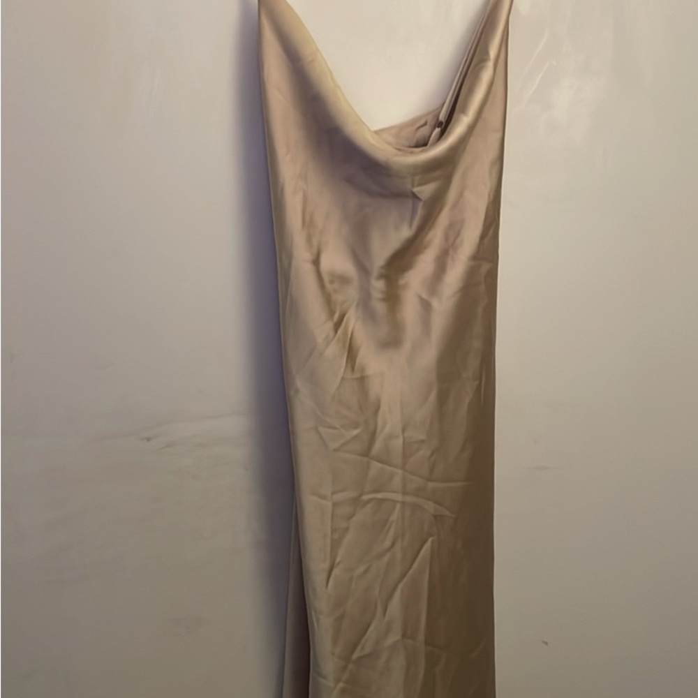 Show Me Your MuMu Strapless Cream Dress